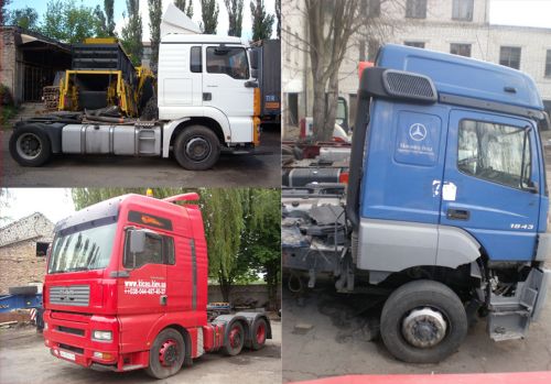    mercedes benz actros, man tga, /